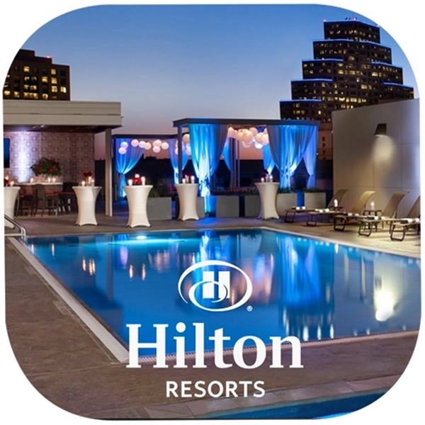 Full Color Square Drink Coaster with Hardboard Back - Full Color Square Drink Coaster with Hardboard Back - Image 0 of 1