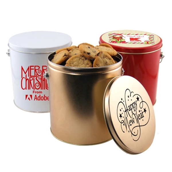 1 Gallon Gift Tin with Cookies