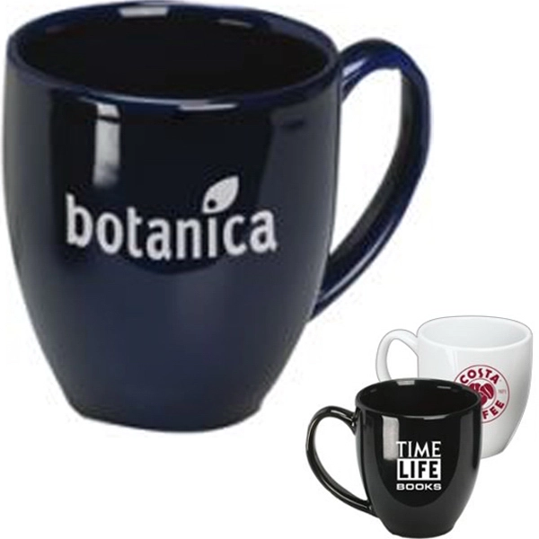 14 oz. Ceramic Cafe Coffee Mug - 14 oz. Ceramic Cafe Coffee Mug - Image 0 of 8