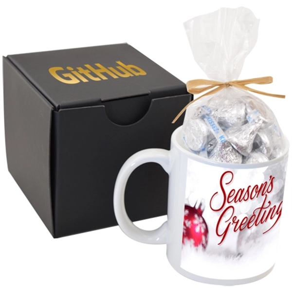 Premium Gift Box with Full Color Mug and Hershey Kisses - Premium Gift Box with Full Color Mug and Hershey Kisses - Image 0 of 0