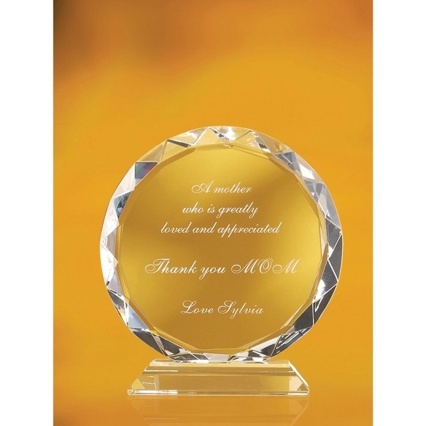 Round Decorative Edge Plaque 6 3/8"