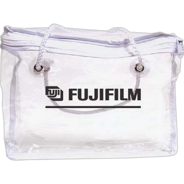 Clear Vinyl Zippered Bag