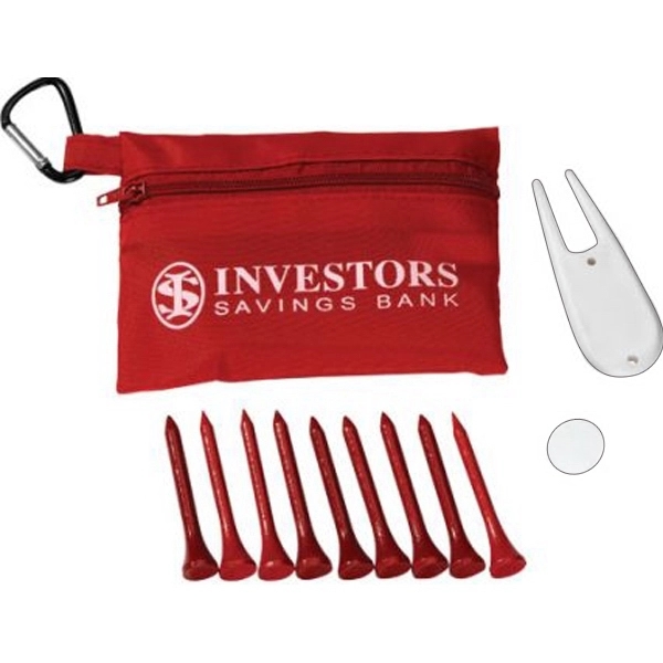 Golf Set in Zippered Bag- Full Color