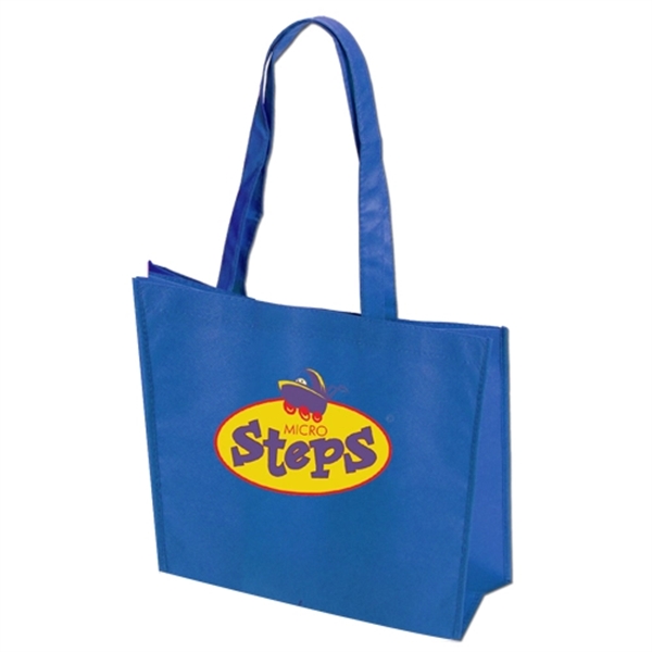 Custom Large Non Woven Tote With 28" Straps- Full Color