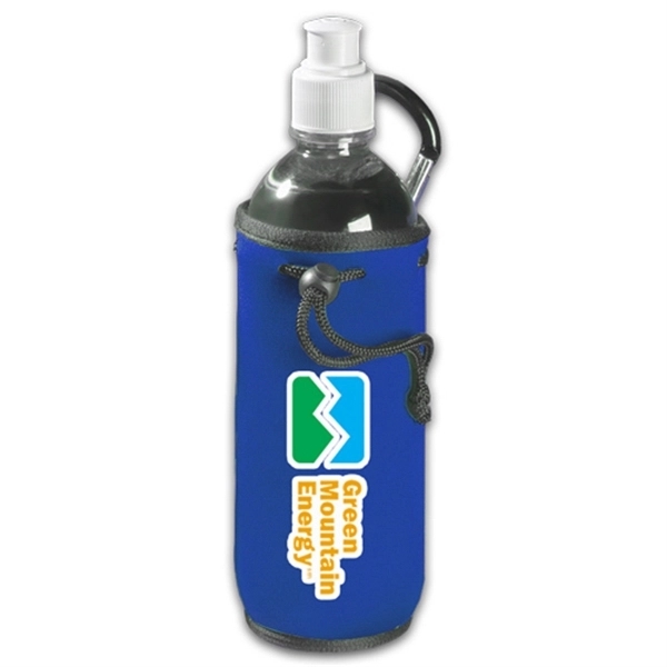 Custom Neoprene Single Bottle and Tall Can Cooler - Full color