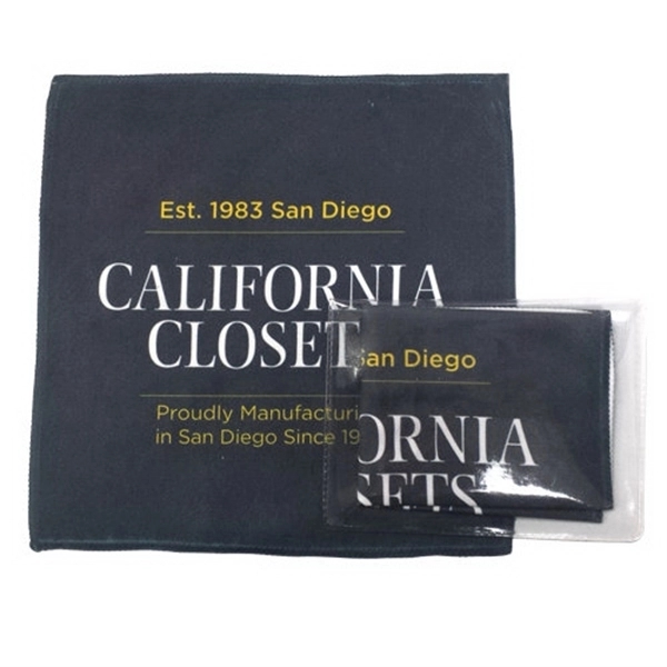 Microsuede Suede Microfiber Cloth Pouch 8"x 8"
