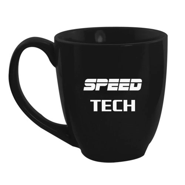 Custom 14 oz. Ceramic Cafe Coffee Mug