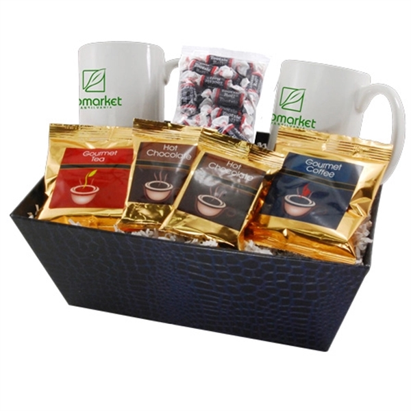 Tray with Mugs and Tootsie Rolls