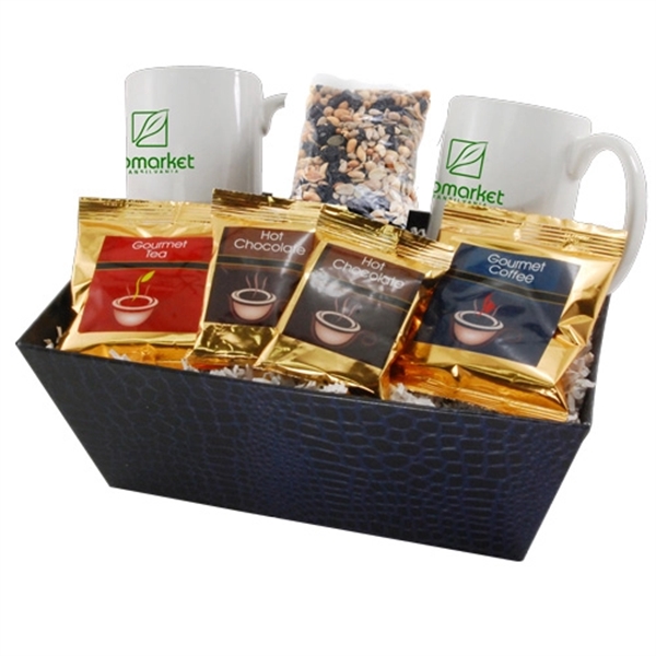 Tray with Mugs and Trail Mix