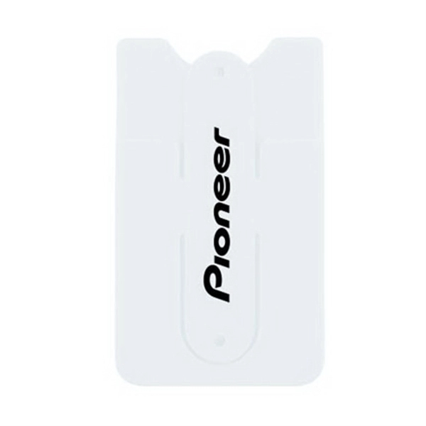 Silicone Smartphone Wallet With Stand & Cord Organizer