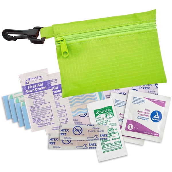 Ripstop Mini First Aid Kit with Clip - Ripstop Mini First Aid Kit with Clip - Image 3 of 11
