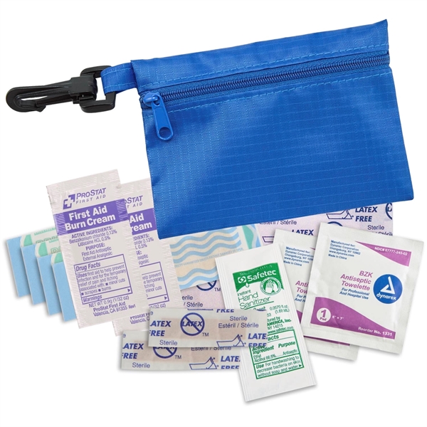 Ripstop Mini First Aid Kit with Clip - Ripstop Mini First Aid Kit with Clip - Image 9 of 11