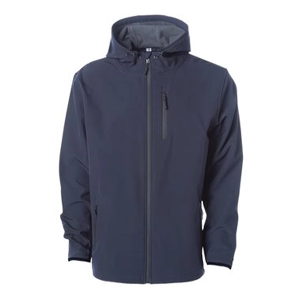 Independent Trading Co. Poly-Tech Soft Shell Jacket - Independent Trading Co. Poly-Tech Soft Shell Jacket - Image 6 of 12