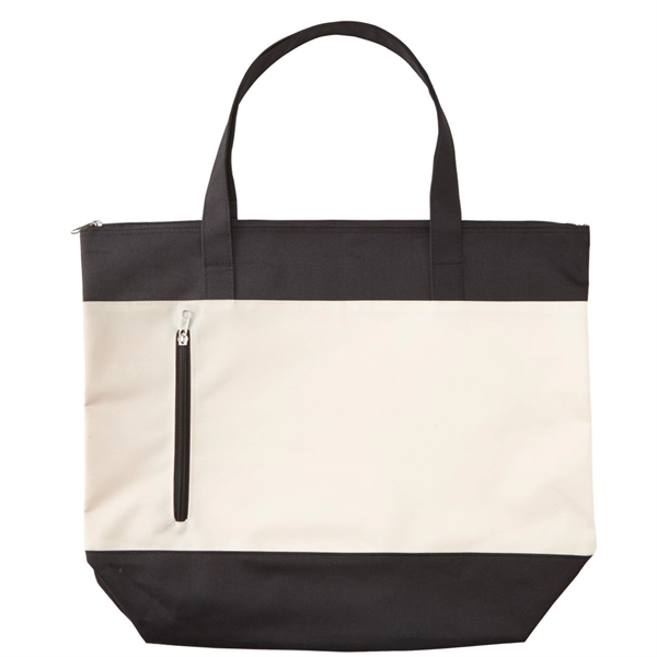 Shoreline Boat Tote Bag with Zipper - Shoreline Boat Tote Bag with Zipper - Image 5 of 5