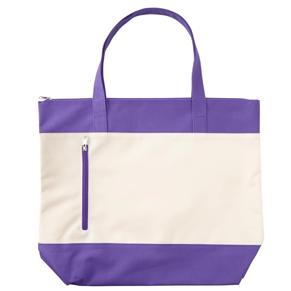 Zippered Boat Tote Bag - Zippered Boat Tote Bag - Image 3 of 5