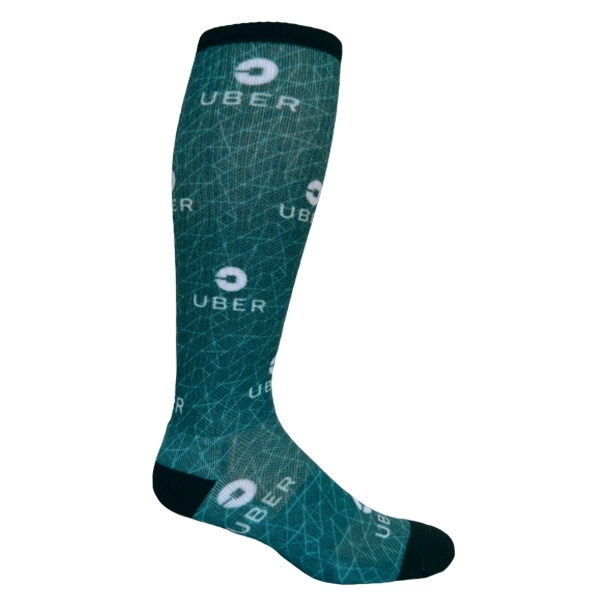 Made in USA Athletic Knee-High Socks With DTG Printing - Made in USA Athletic Knee-High Socks With DTG Printing - Image 0 of 1