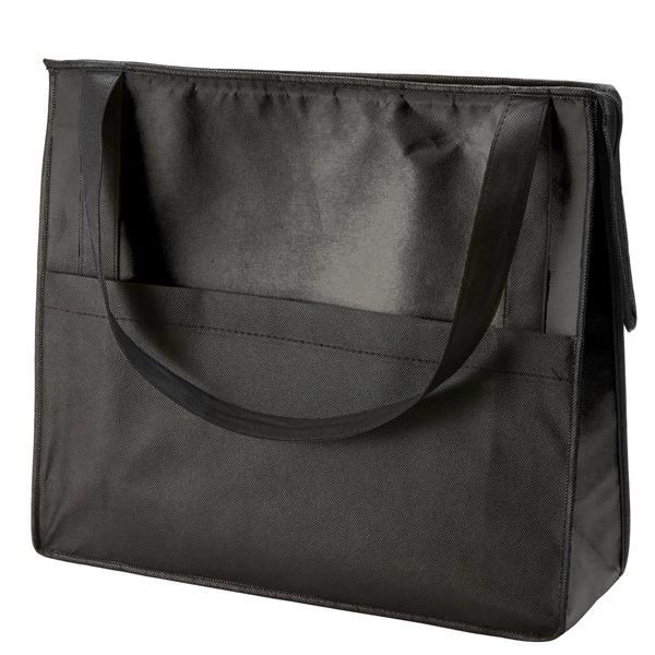 Zipper Tote with Front Pocket - Zipper Tote with Front Pocket - Image 1 of 7