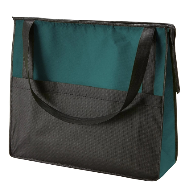 Zipper Tote with Front Pocket - Zipper Tote with Front Pocket - Image 4 of 7
