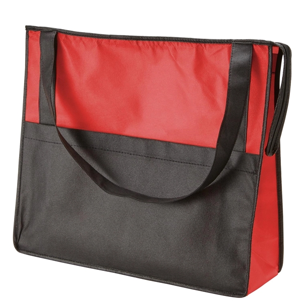 Zipper Tote with Front Pocket - Zipper Tote with Front Pocket - Image 2 of 7