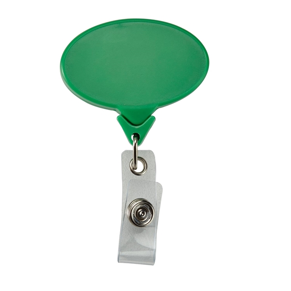 Oval Shaped Retractable Badge Reel - Oval Shaped Retractable Badge Reel - Image 5 of 9