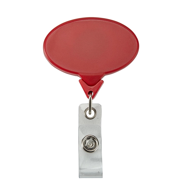 Oval Shaped Retractable Badge Reel - Oval Shaped Retractable Badge Reel - Image 7 of 9