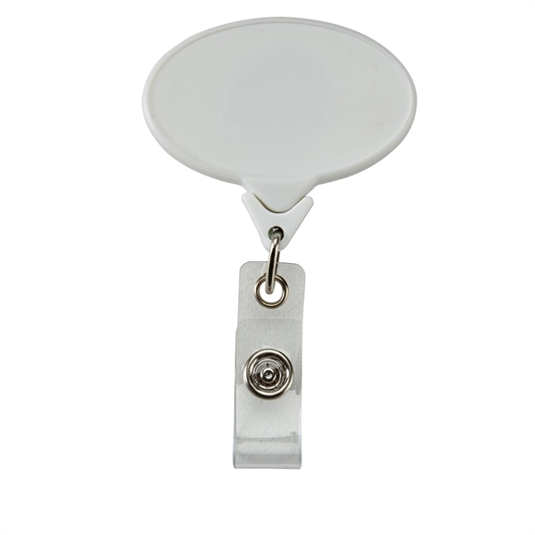 Oval Shaped Retractable Badge Reel - Oval Shaped Retractable Badge Reel - Image 9 of 9