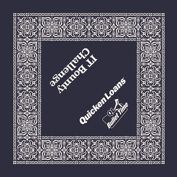 Open Center Paisley Bandanna - USA Made - Open Center Paisley Bandanna - USA Made - Image 2 of 2