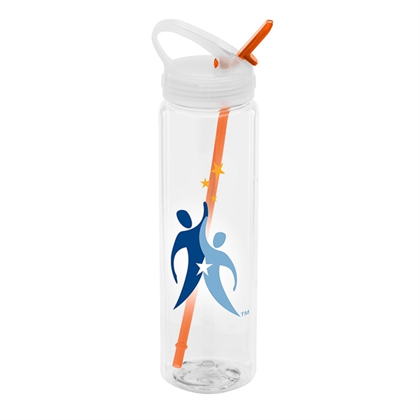 Advertising Water Bottles with Flip Up Spout (32 Oz.)
