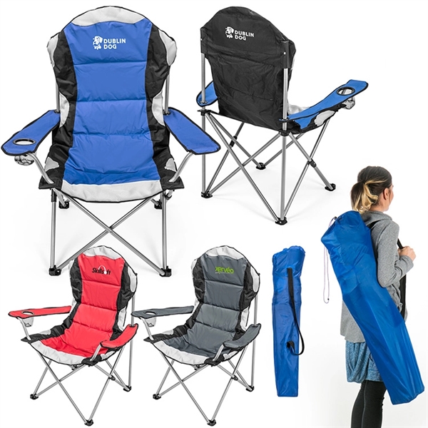 Go-Everywhere Padded Fold-Up Lounge Chair