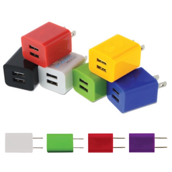 Standard Charger  2 Port USB Wall Charger - Standard Charger  2 Port USB Wall Charger - Image 0 of 4