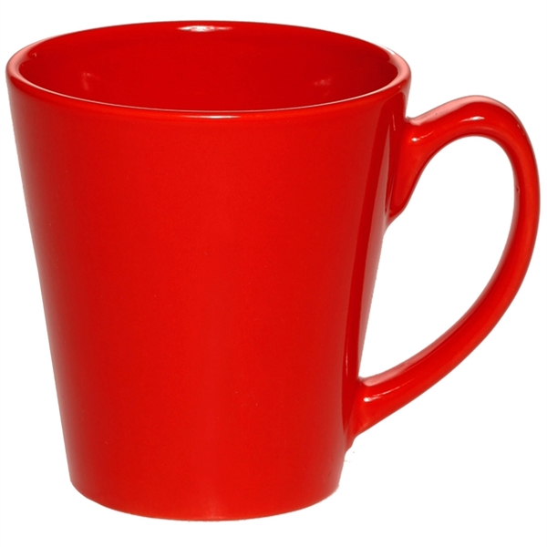 12 oz. Glossy Ceramic Latte Coffee Mug