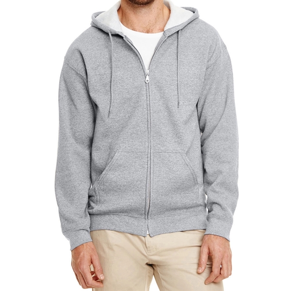 Printed Gildan® Adult Full Zip Hooded Sweatshirt - Printed Gildan® Adult Full Zip Hooded Sweatshirt - Image 23 of 38