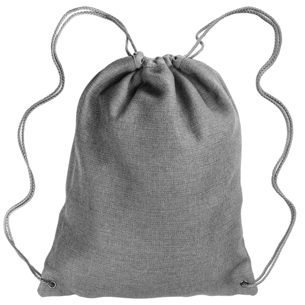 Cromwell Linen Drawstring Backpacks - Cromwell Linen Drawstring Backpacks - Image 7 of 8