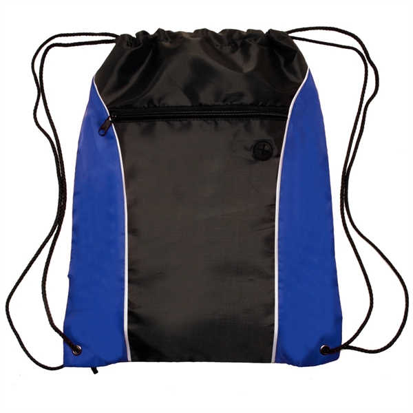 Side Color Drawstring Bag - Side Color Drawstring Bag - Image 6 of 9