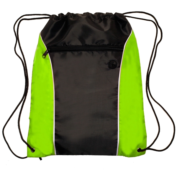 Side Color Drawstring Bag - Side Color Drawstring Bag - Image 7 of 9