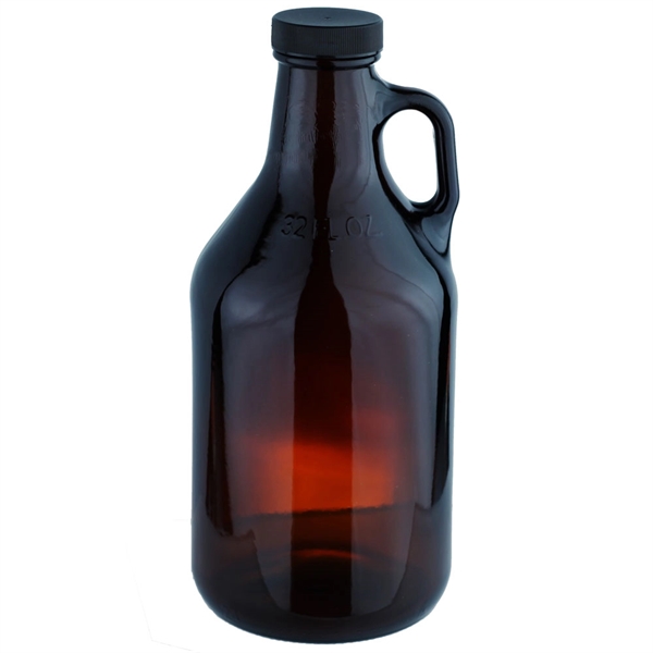 32 oz. Amber Glass Beer Growlers 38/400 - 32 oz. Amber Glass Beer Growlers 38/400 - Image 1 of 1