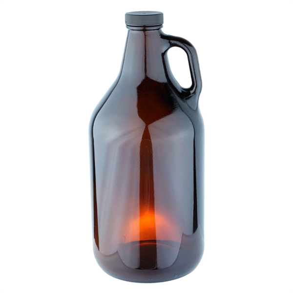 64 oz Clear Glass Jug w/Handle (38-400)