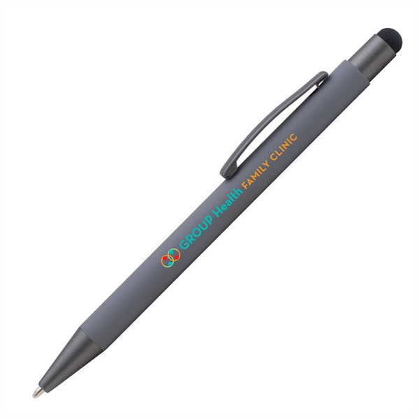 Bowie Softy w/Stylus - ColorJet - Full-Color Metal Pen - Bowie Softy w/Stylus - ColorJet - Full-Color Metal Pen - Image 1 of 9
