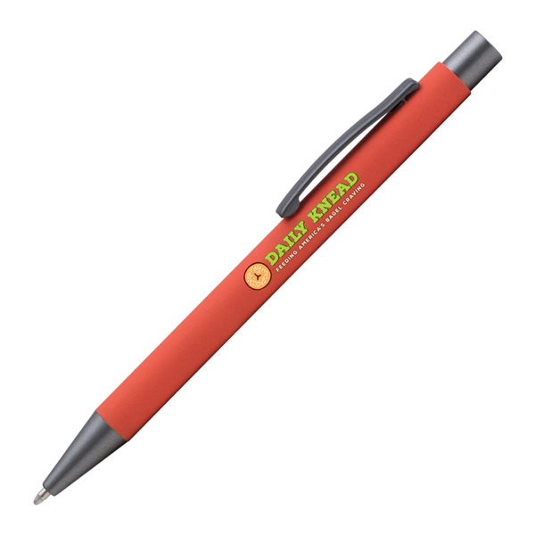 Custom Bowie Softy - Laser Engraved - Metal Pen - Rubberized Finish