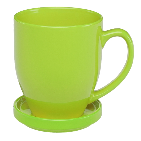 16 oz. Bistro Glossy Coffee Mugs - 16 oz. Bistro Glossy Coffee Mugs - Image 4 of 5