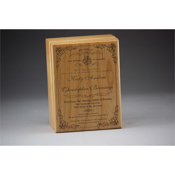6" x 8" - Hardwood Box - Keepsake or Gift - 6" x 8" - Hardwood Box - Keepsake or Gift - Image 1 of 1