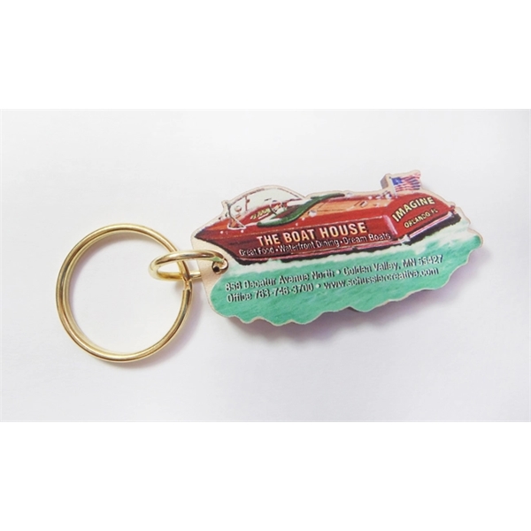 1.25" x 2.25" - Hardwood Keychains - 1.25" x 2.25" - Hardwood Keychains - Image 1 of 1