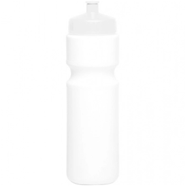 Custom 20 Oz. White Water Bottles With Push Cap