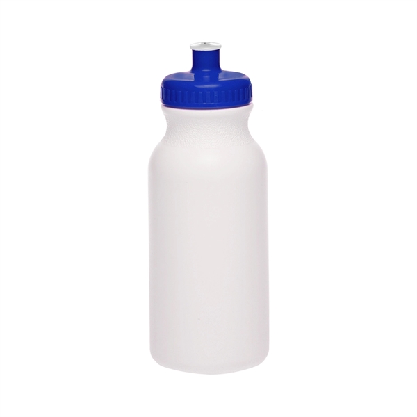 20 oz. White Water Bottle with Push Cap - 20 oz. White Water Bottle with Push Cap - Image 14 of 22