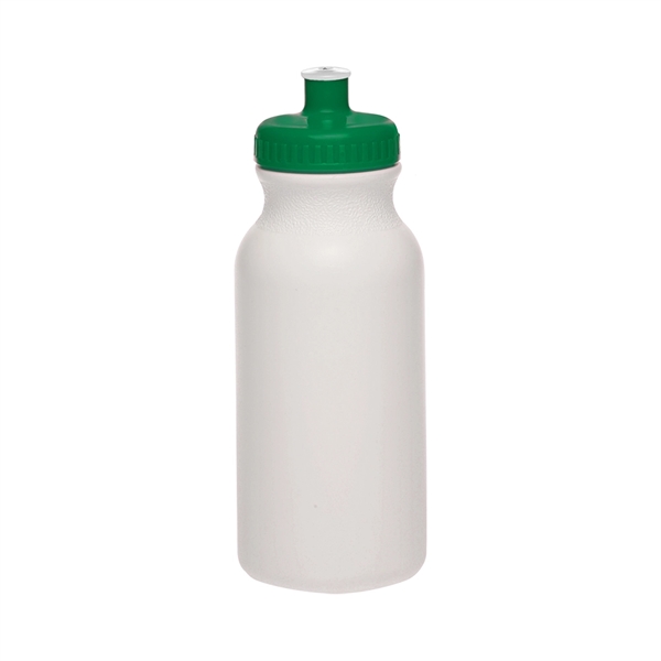 20 oz. White Water Bottle with Push Cap - 20 oz. White Water Bottle with Push Cap - Image 15 of 22