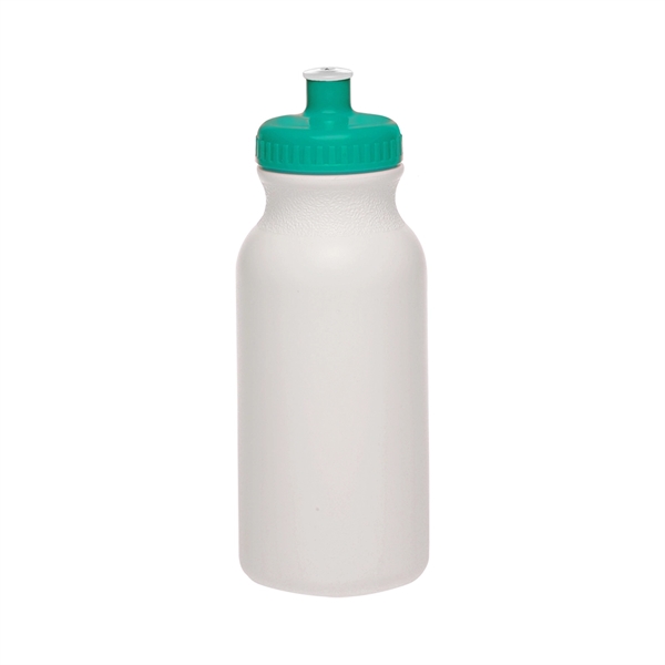 20 oz. White Water Bottle with Push Cap - 20 oz. White Water Bottle with Push Cap - Image 19 of 22