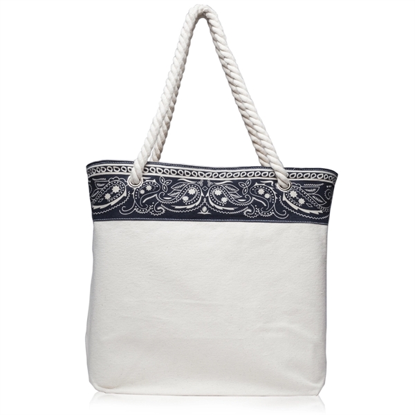 Paisley Pattern Canvas Tote Bags - Paisley Pattern Canvas Tote Bags - Image 1 of 1