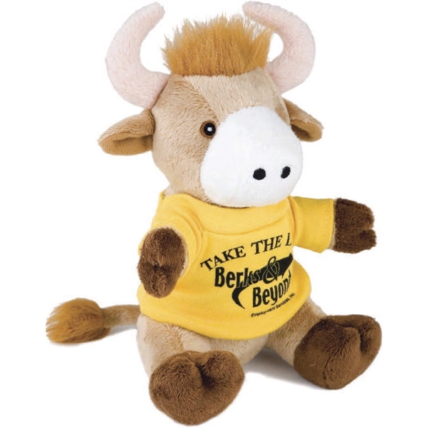 Custom Super Soft Stuffed Animal- Bull