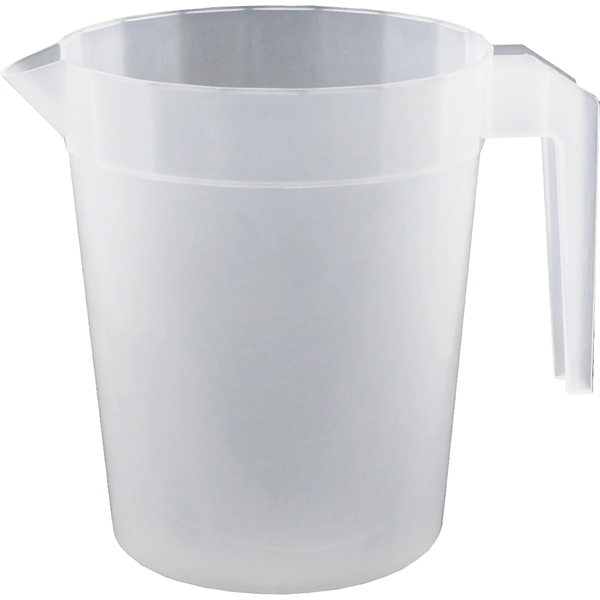 48-56 oz. Polypropylene Plastic Pitcher with Handle - 48-56 oz. Polypropylene Plastic Pitcher with Handle - Image 1 of 1