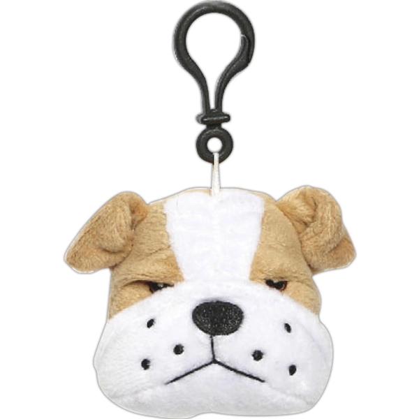 Custom School Mascot Backpack Clip - Bulldog